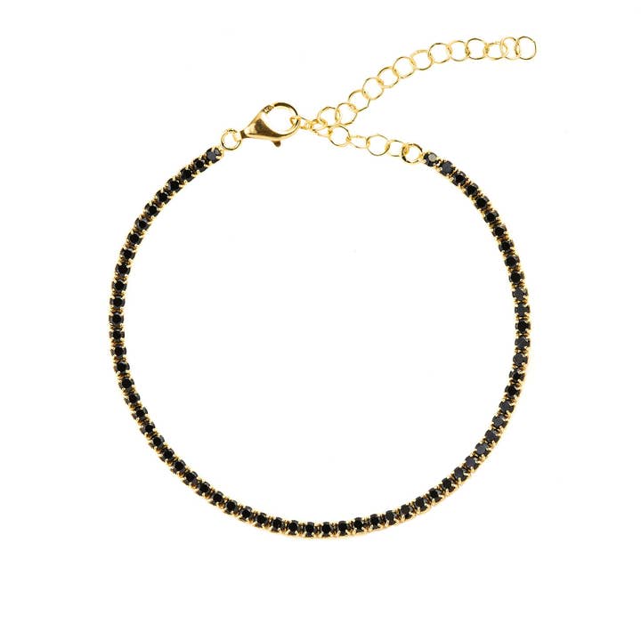 Bracciale Tennis Baby: Nero per la vendita all'ingrosso da parte di Ballinger