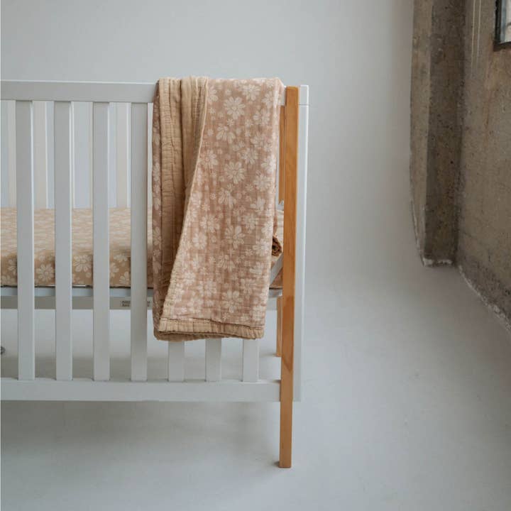 Everyday Leisure – Großhandel Kinder-/Babybettlaken – Retro Floral | Bambusbettlaken2