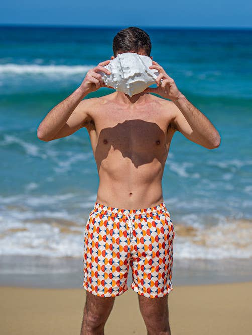 GEOMETRICO costume da bagno uomo per la vendita all'ingrosso da parte di Kostumari