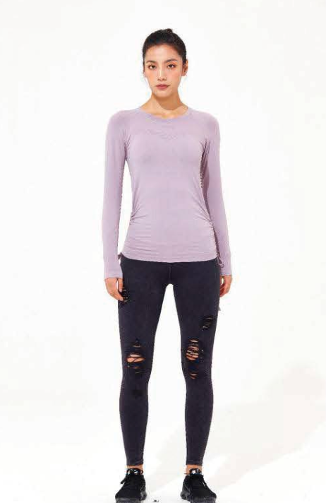 Mohen Jo Daro - Vente Haut de sport – femme - Haut de yoga à manches longues sans couture1