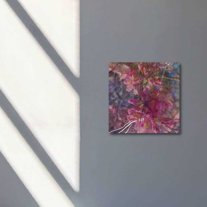 "flyv til din hjertesang" - serie: du eksploderer, metaltryk for engroshandel hos DOEQUO