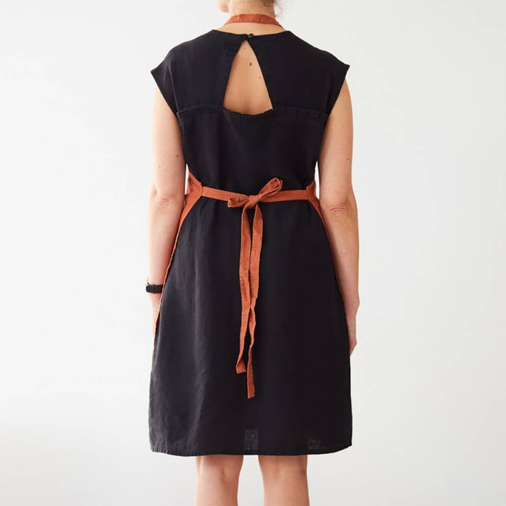 Linen Tales (We cover U.S. import duties) – wholesale Förkläde – Bakat Clay Linne Dagligt Förkläde1