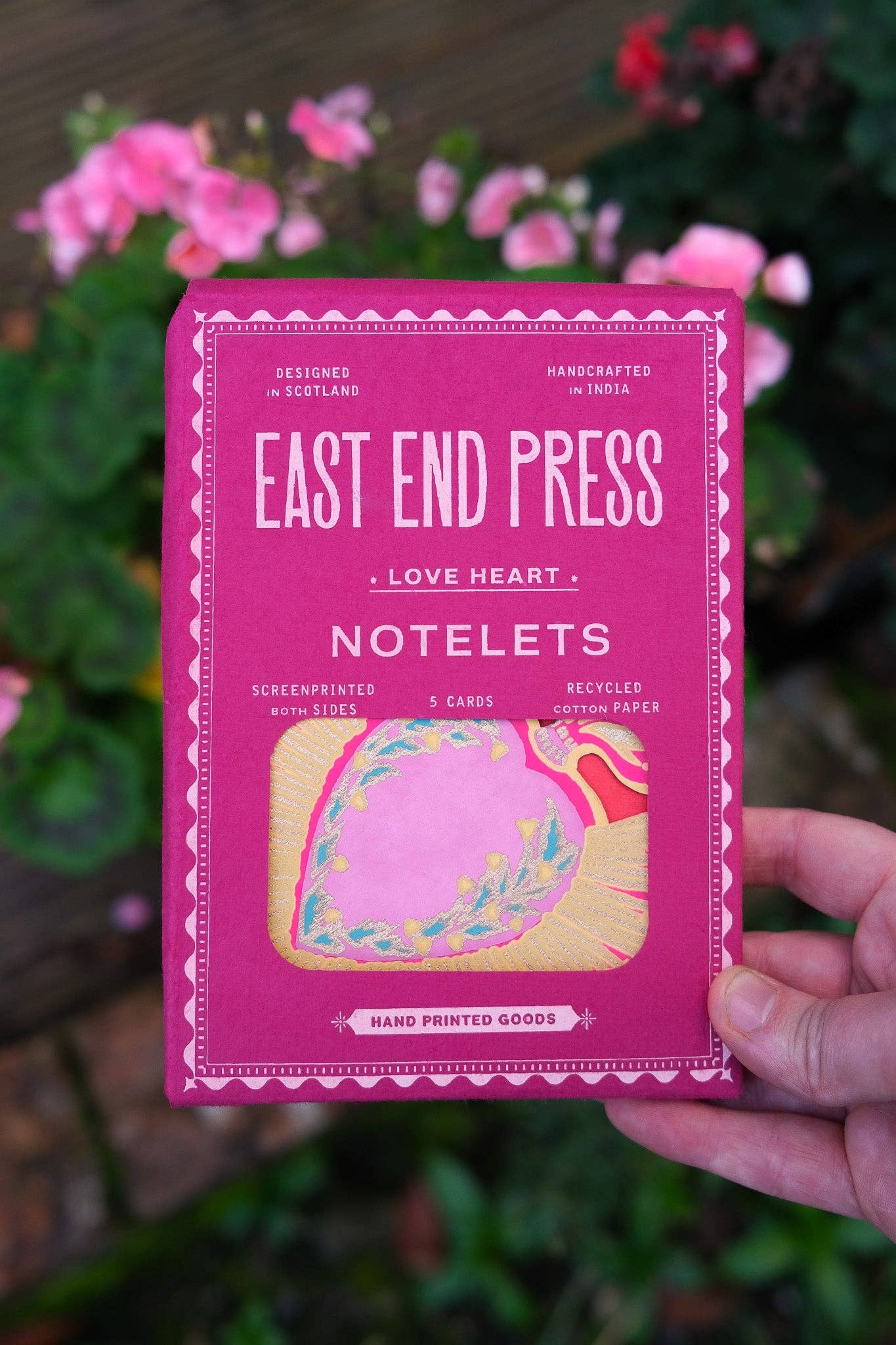 East End Press – wholesale Stationery/notecard set – Love Heart Notecards Set11