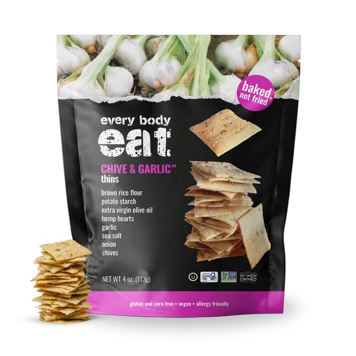 Chive & Garlic Snack Thins 4oz and other Purchase Wholesale chiavetta caffè. Free Returns & Net 60 Terms on Faire trending on Faire.