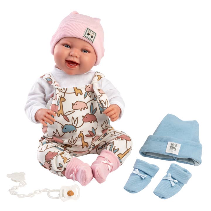 Llorens - Wholesale Doll - Kids - 17.3" Soft Body Laughing Newborn Doll Bobbie1