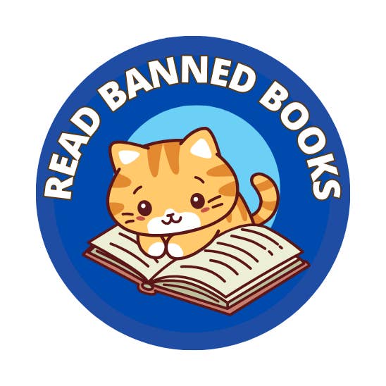 Read Banned Books Sticker for wholesale by Jaala Spiro