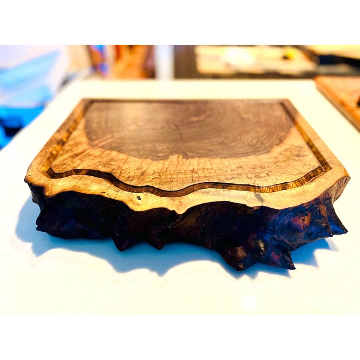 Planche à découper en noyer à grain de bout – Fait main pour la vente par DapperwoodSF