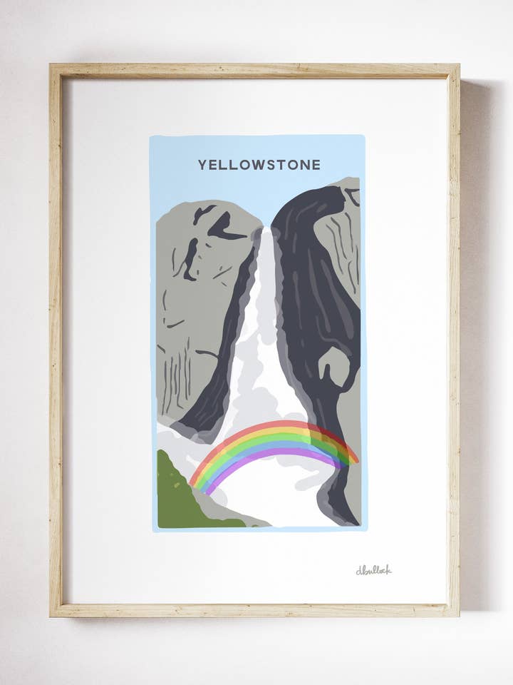 Yellowstone National Park Tryck för wholesale av Daley Kaye Studio