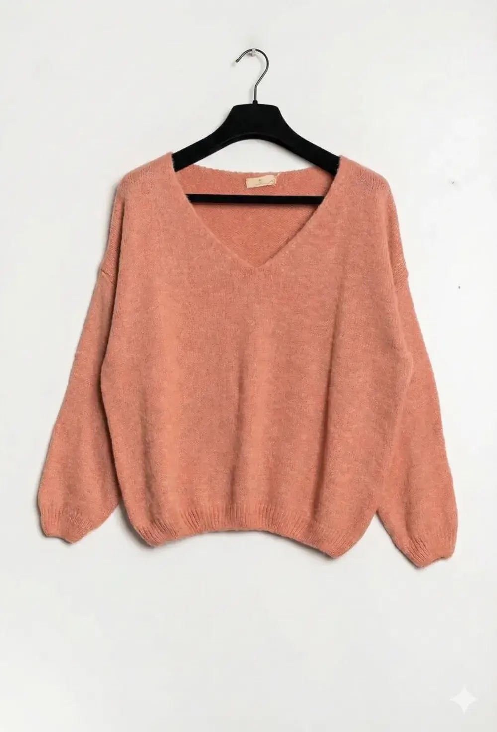 Mimi & Gogo - Vente Pull en maille – femme - Pull uni basique @20127_uni13