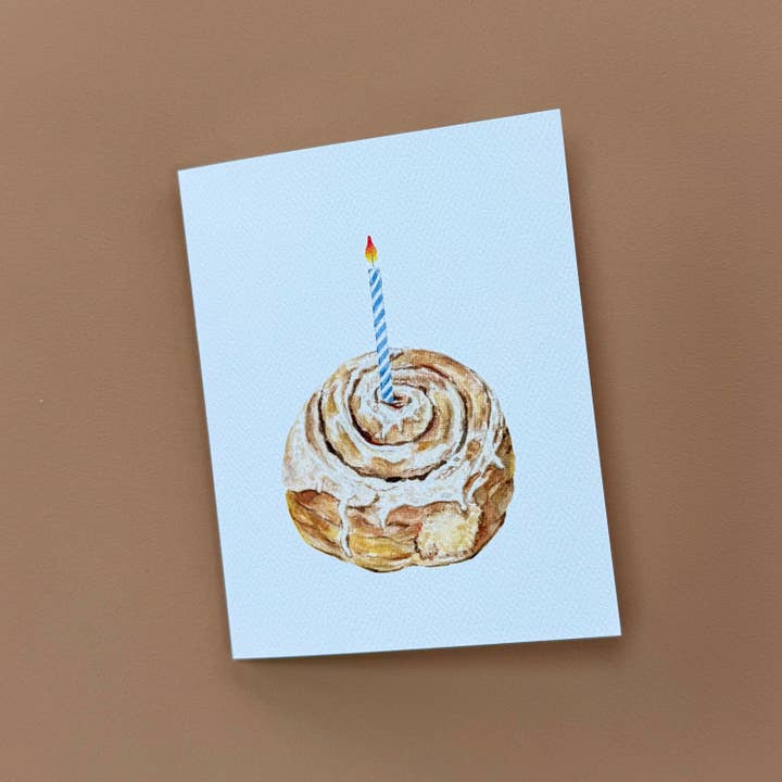 The Land of La - Wholesale Birthday Card - Cinnamon Bun