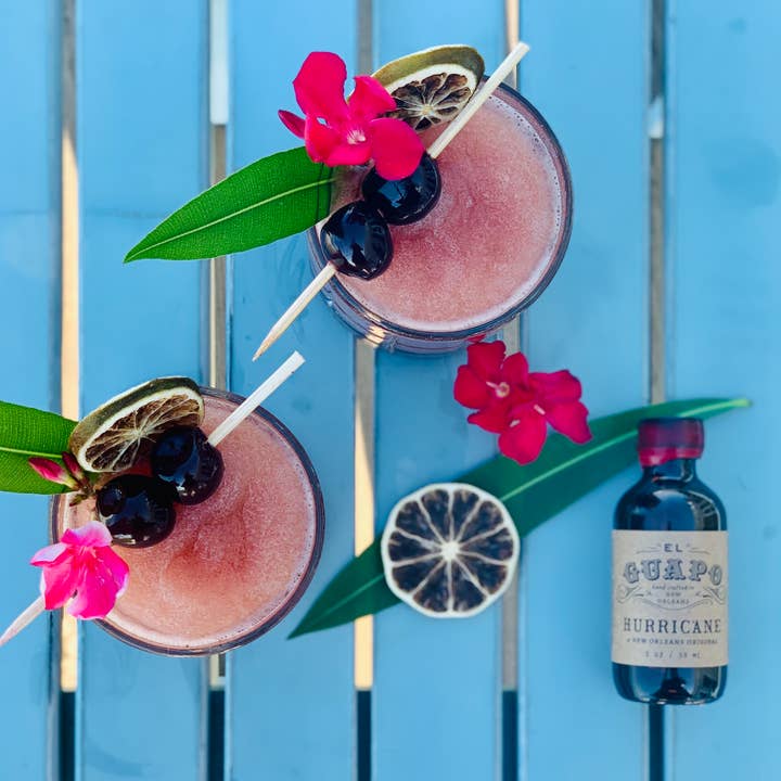 El Guapo – wholesale Cocktail mix/syrup – Drink Mixers: Single Serving Hurricane (Gifting + Events)3