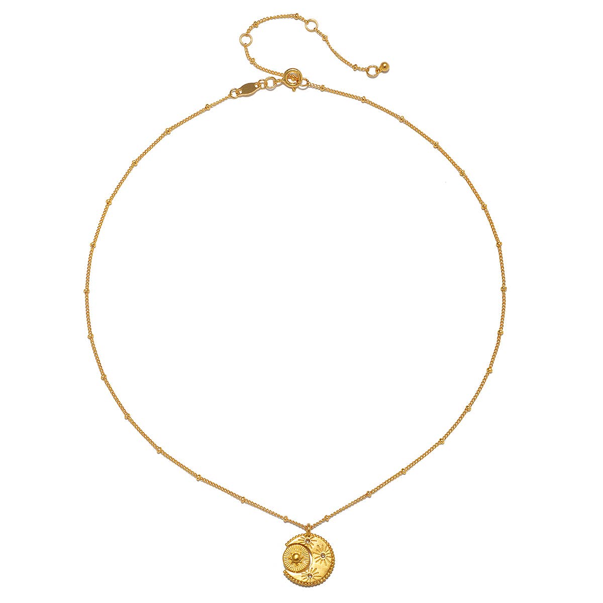 Satya Jewelry - Vendita all'ingrosso Collana con ciondolo/pendaglio - Collana con ciondolo celestiale rotante da 40,6 cm1