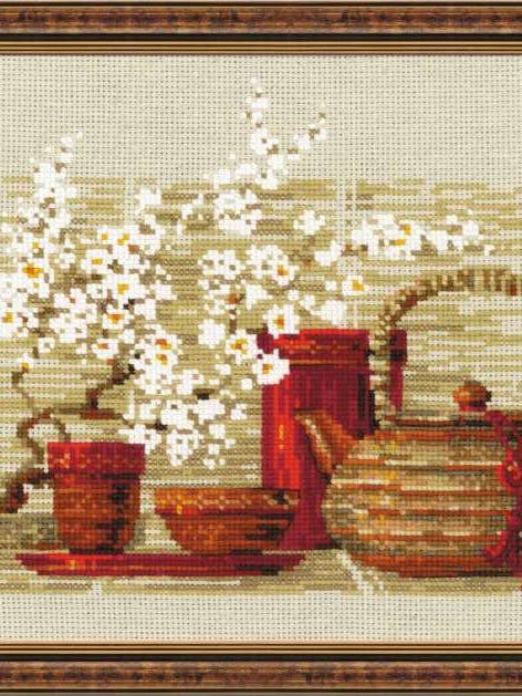 Cross Stitch Kit From Riolis 1122 Tea for wholesale by RIOLIS