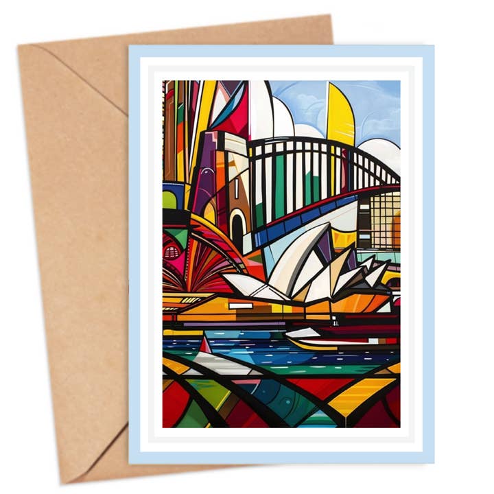 Sydney Harbour Card for wholesale by ikonink