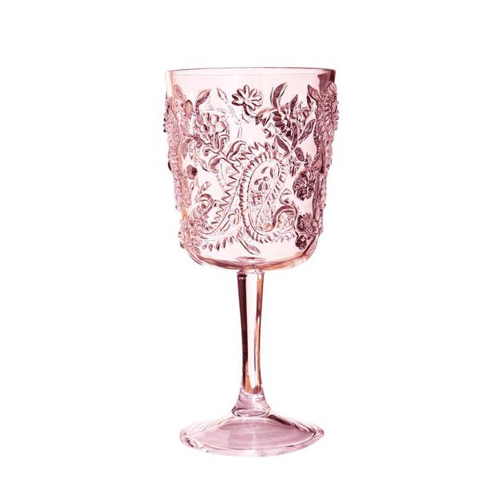 LeadingWare - Wholesale Wine Glass - AC-1013 - 13 oz. Paisley Wine Glass