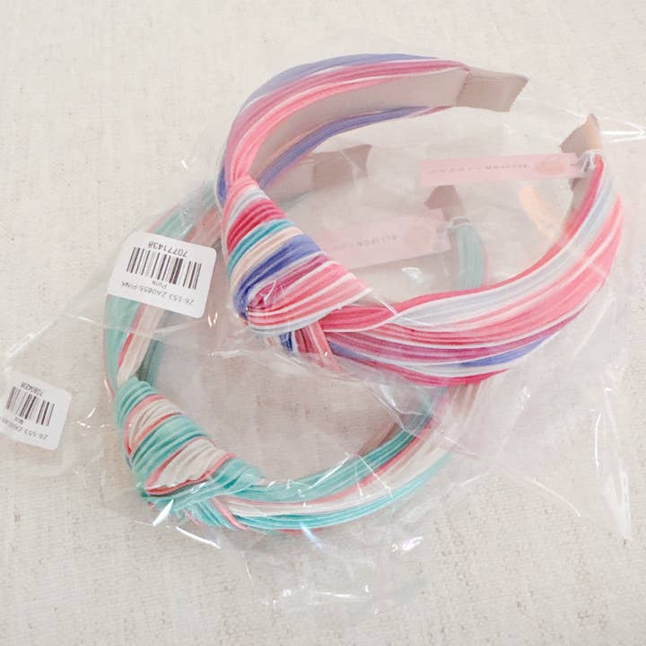 Ellison+Young - Wholesale Fashion Headband - Women's - Color Pleats Headband