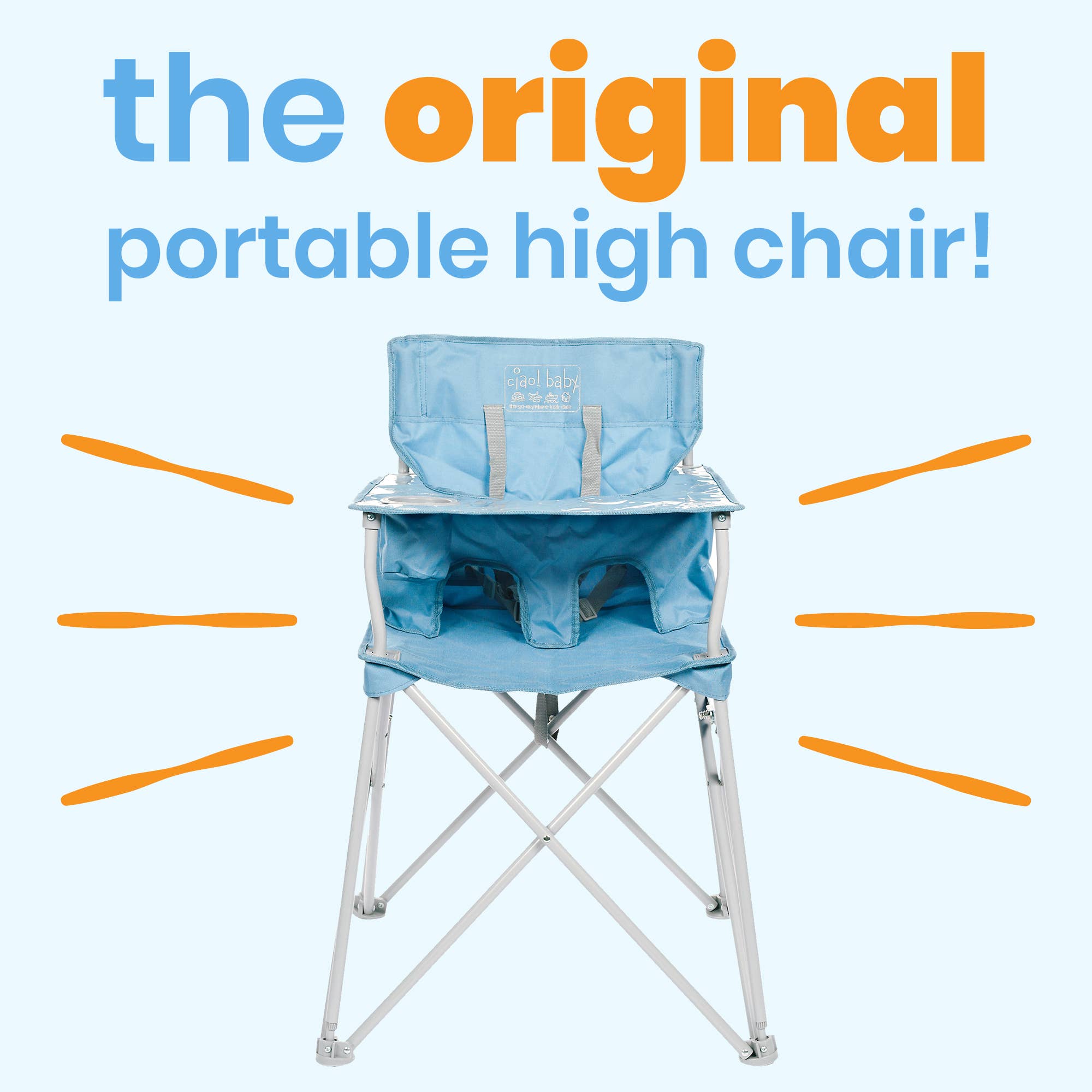 Borders Unlimited - Wholesale Highchair - Baby - Ciao! Baby Slate Highchair1