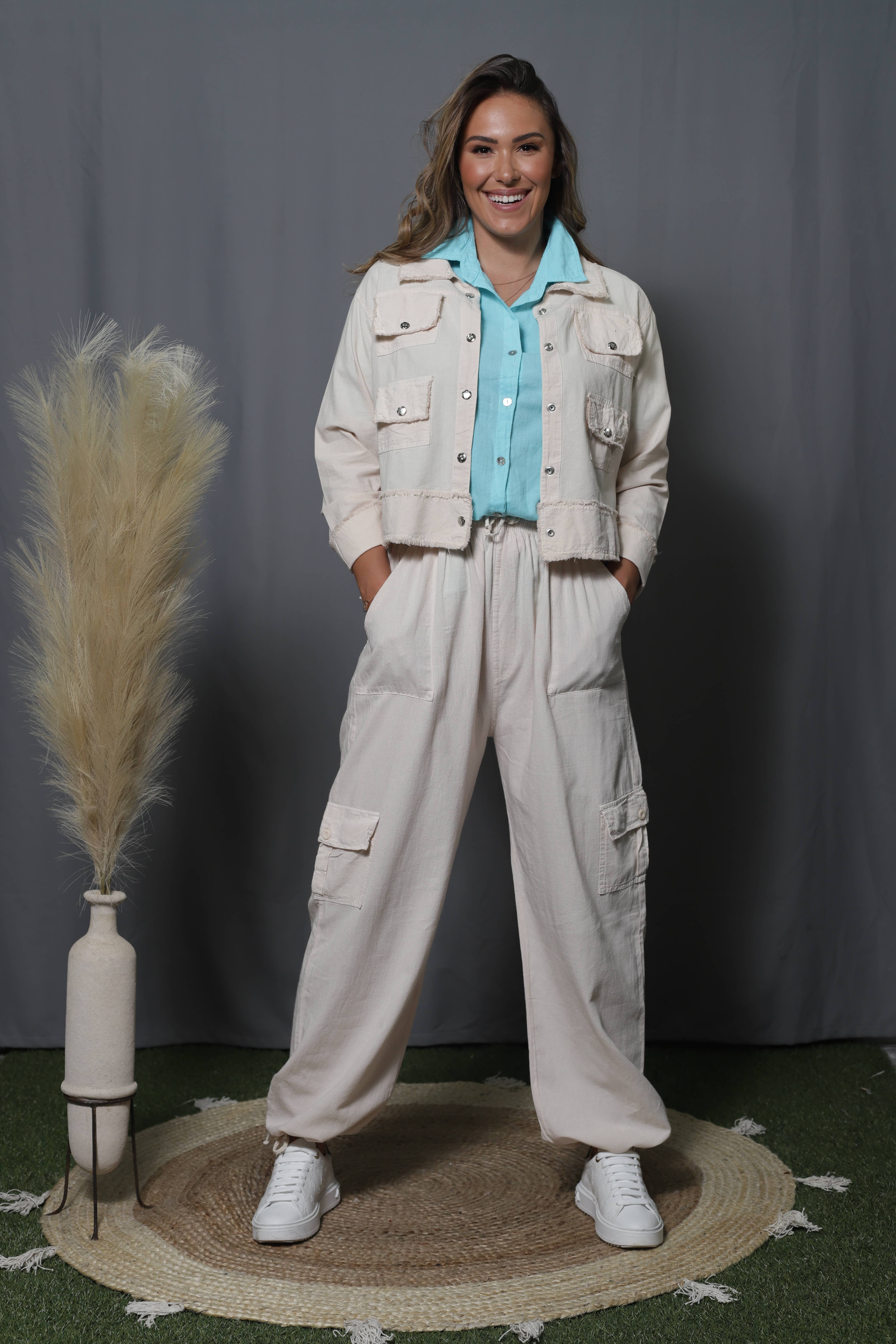 Giocam – Blusão - Mulher por atacado – Jaqueta 601 Gio Giocam em algodão peruano 100%2