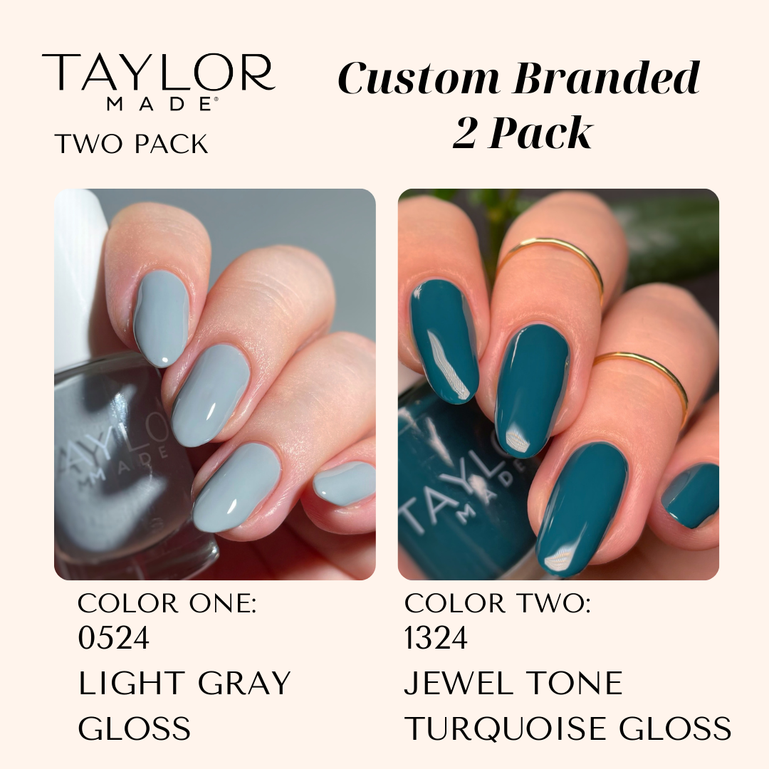 Taylor Made Polish – wholesale Nail polish – Custom Nail Polish: 2 Pack Long-wearing + Vegan + Non-toxic223