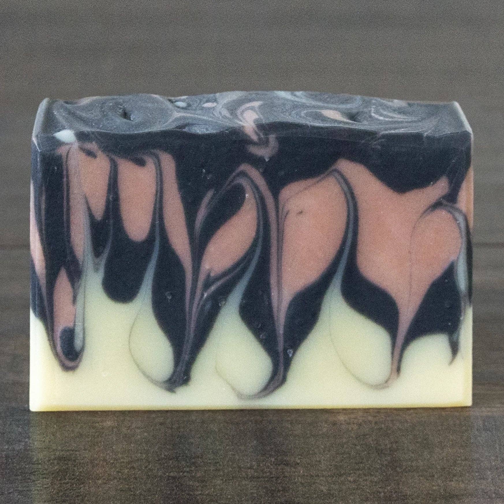 Delta Tule - Wholesale Bar Soap - Black Pearl // Charcoal + Rose Clay Soap6