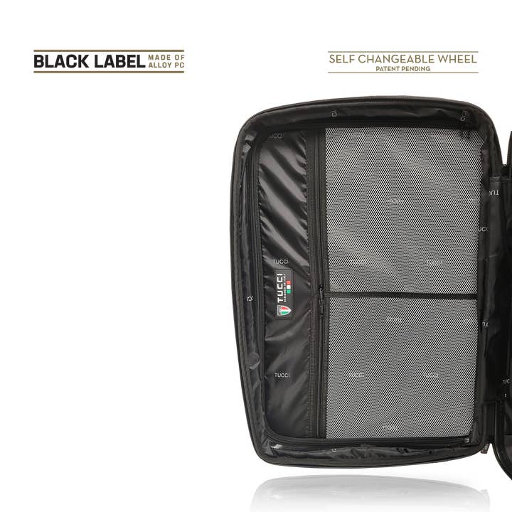 Titanio Travel Goods Group - Wholesale Luggage - TUCCI Italy SELVATICO 20" Durable Luggage Travel Suitcase