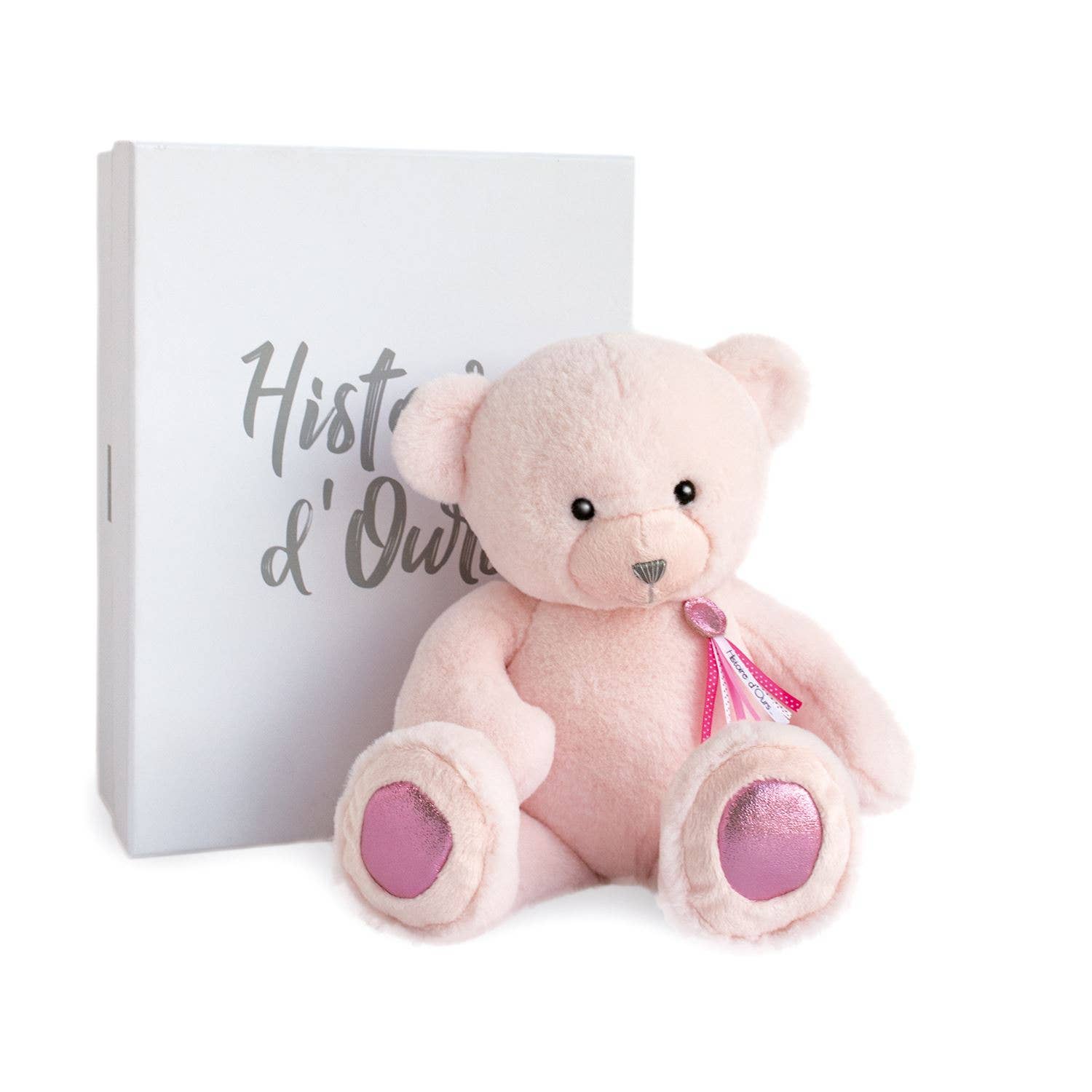 Doudou Et Compagnie - Wholesale Stuffed/Plush Toy - Kids & Baby - Charming Teddy Bear with Glitter Accents1