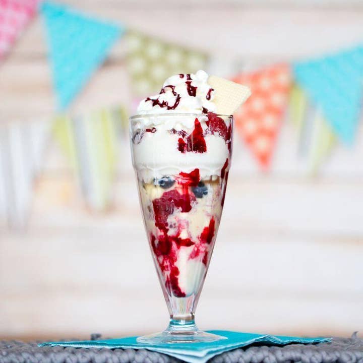 Rinkit Ltd - Wholesale Drinking Glass/Cup - Argon Tableware Knickerbocker Glory Dessert Sundae Glass