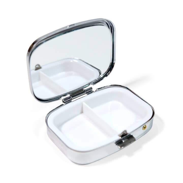 Bad Betty Greeting Co. - Wholesale Pill Organizer - Better Living Through Chemistry - Cute Metal Pill Box