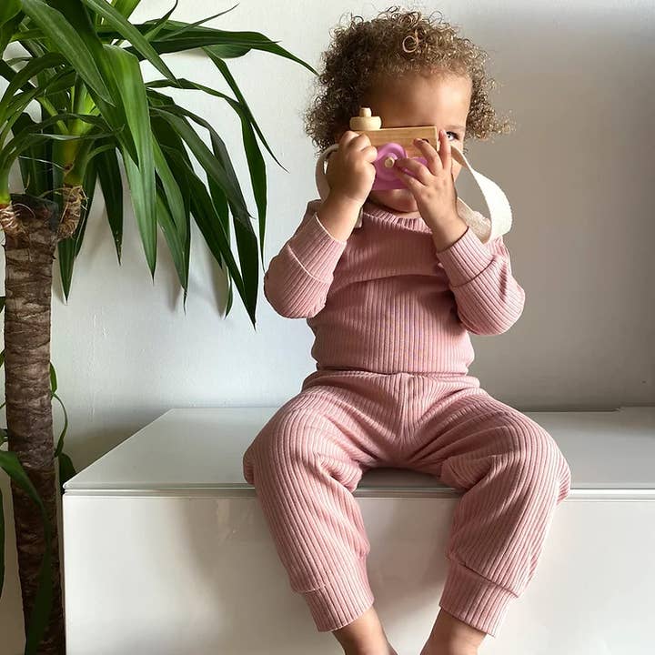 Ribbed Set | Dusky Rose for wholesale on Faire1