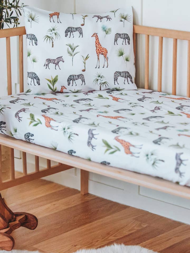 Drap de berceau Safari pour la vente par Blzandco