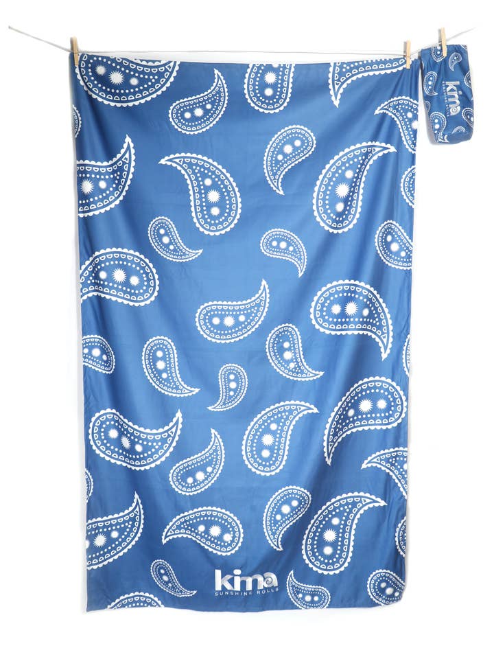 XXL strandlaken van microvezel - Marine Bandana motief voor wholesale door KIMA