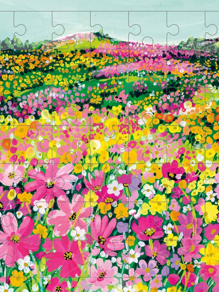 2596-21359 - Puzzle Campos de flores por atacado de Multi Técnica de Papelería SA