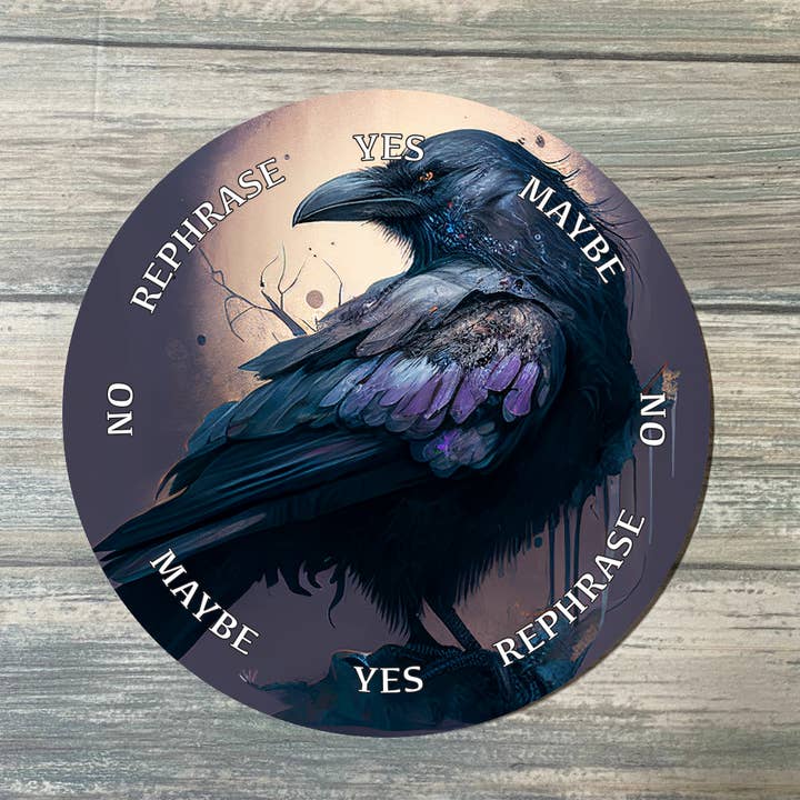 Raven Pendulum Board for wholesale by Zen and Meow