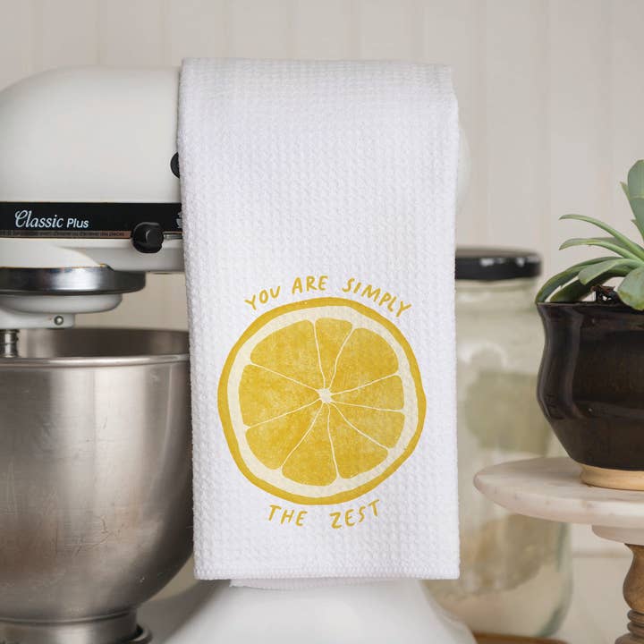 Du är Zest Waffle Weave Kökshandduk, Badrumshandduk för wholesale av Amber Marie Design