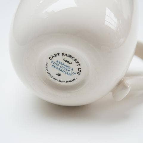 Captain Fawcett - Wholesale Coffee Mug - Moustache Guard Cup - Left Hand1