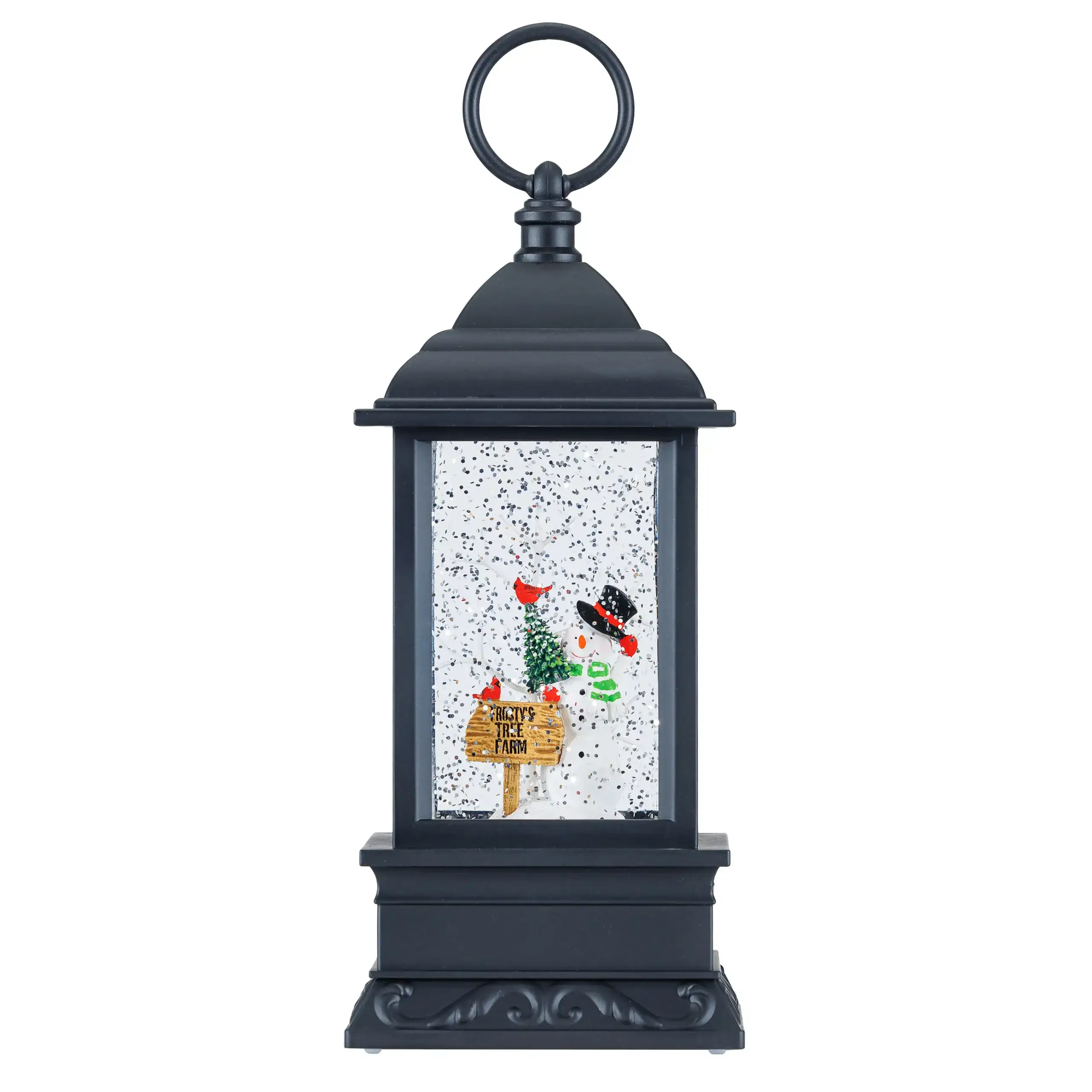 Second Nature by Hand - Wholesale Desk Globe - 8.75" H LED Snowman Plastic Water Lantern1