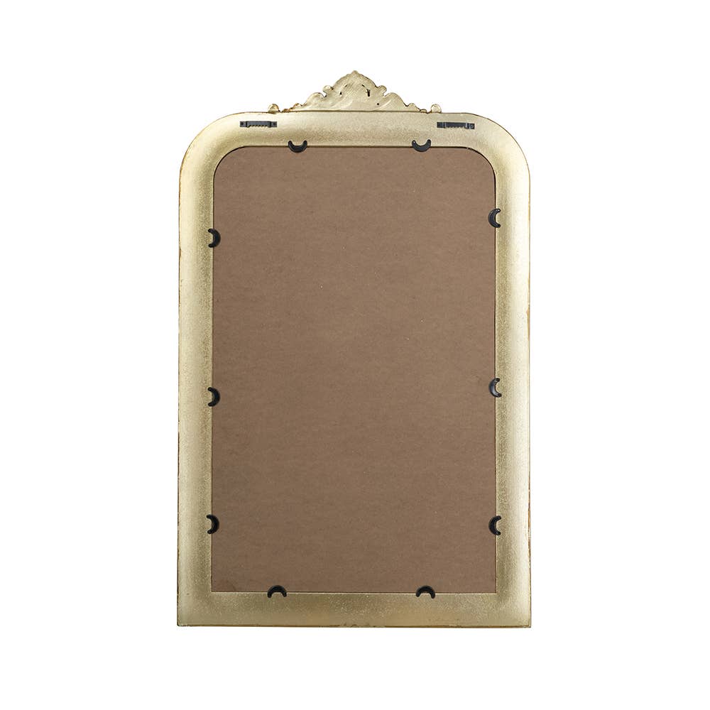 A&B Home Group Inc. - Wholesale Wall Mirror - 23.5x37.5" Arched Wall Mirror w/ Ornate Gold Crest Design8