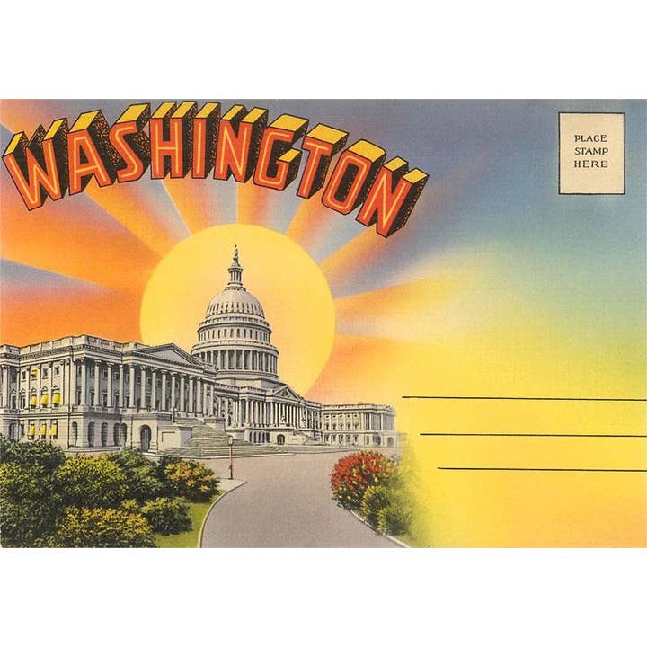 Found Image Press – wholesale Konsttryck – Konsttryck PF-118 Kapitolium Washington, DC