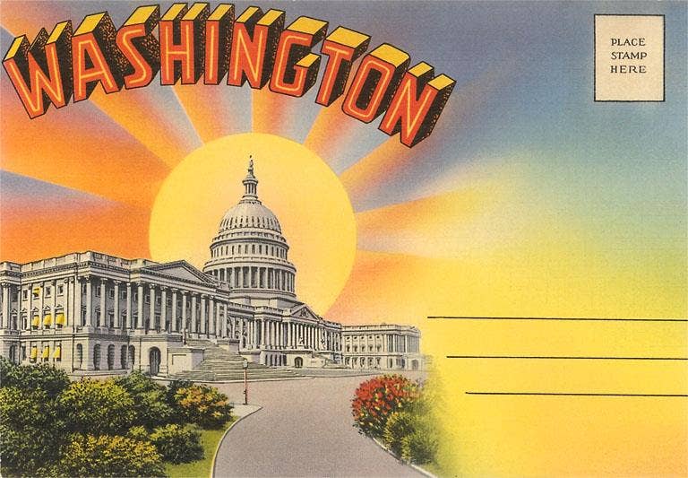 Found Image Press – wholesale Konsttryck – Konsttryck PF-118 Kapitolium Washington, DC