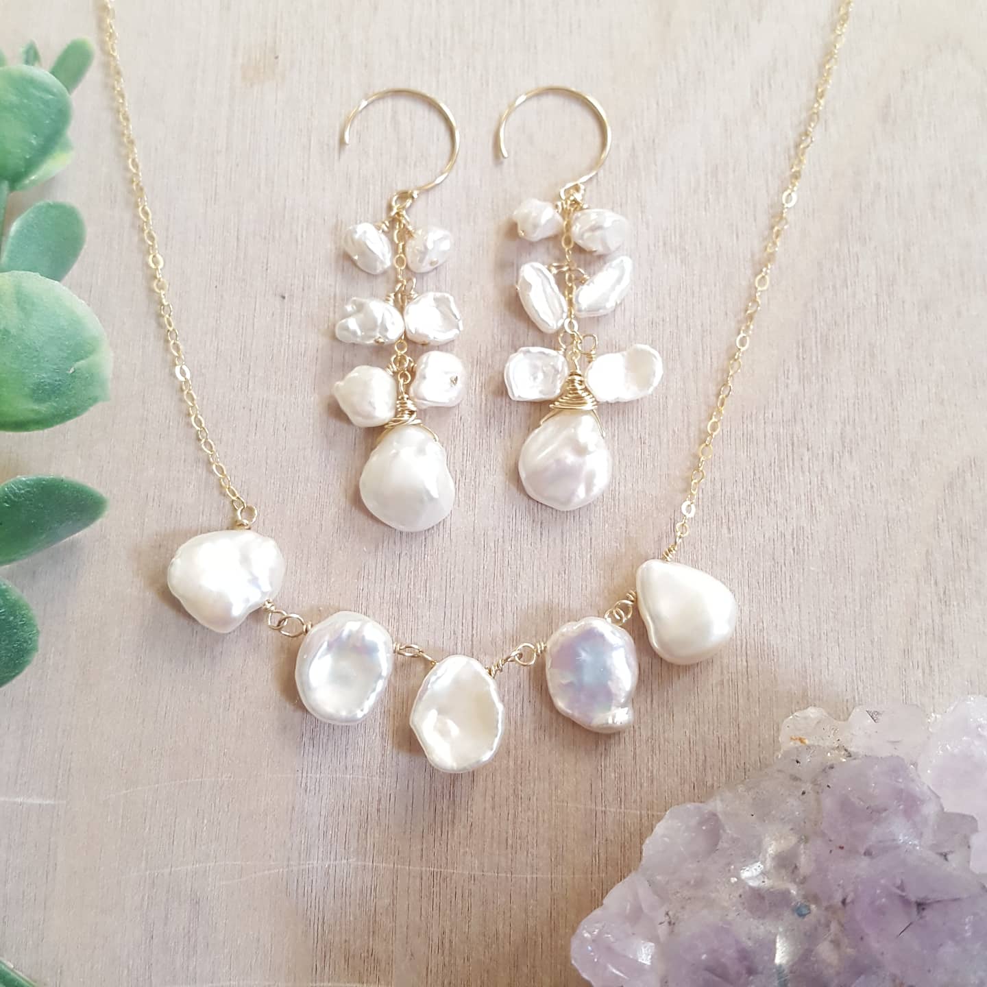 Agape Gems - Vendita all'ingrosso Orecchini pendenti - Pearl Samba2