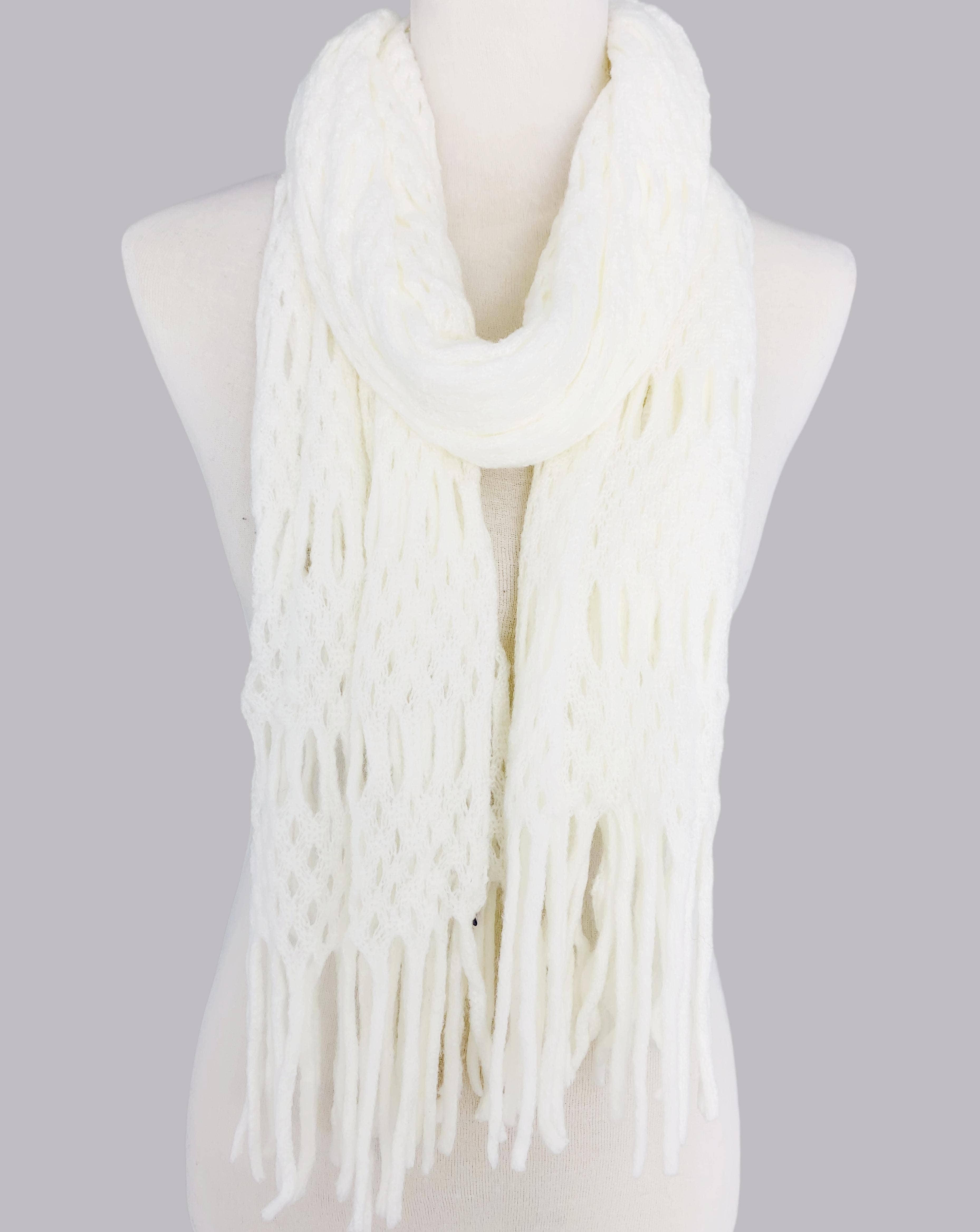 JC Sunny Fashion - Wholesale Scarf - Women's - Magic Tubular Knit Scarf with Transformable Loop Design1
