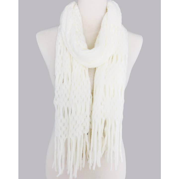 JC Sunny Fashion - Wholesale Scarf - Women's - Magic Tubular Knit Scarf with Transformable Loop Design1