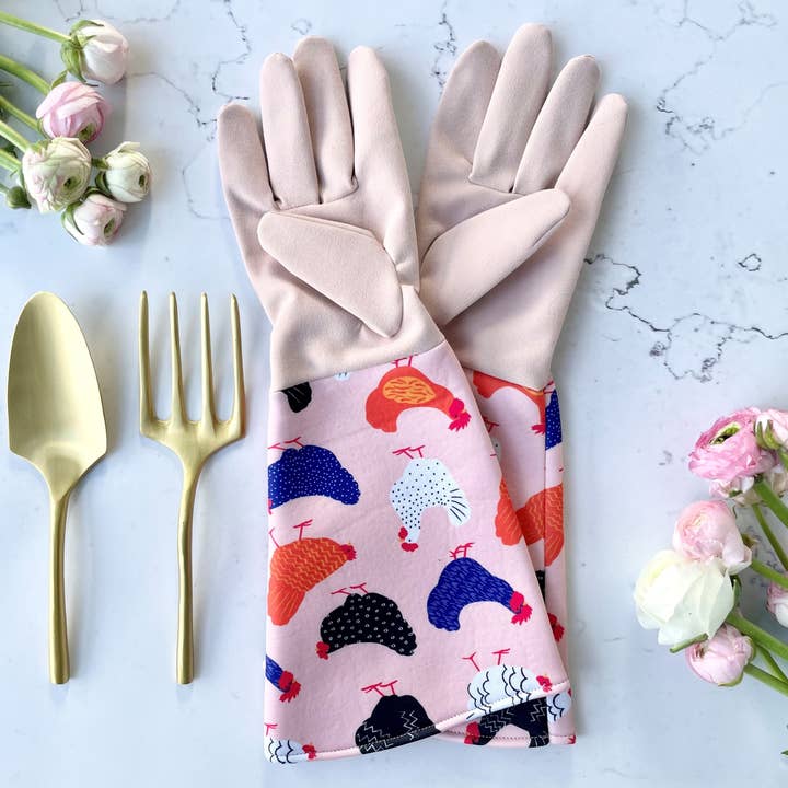 Allgifts Australia - Wholesale Garden gloves - Gardening Gloves - Bright Hens