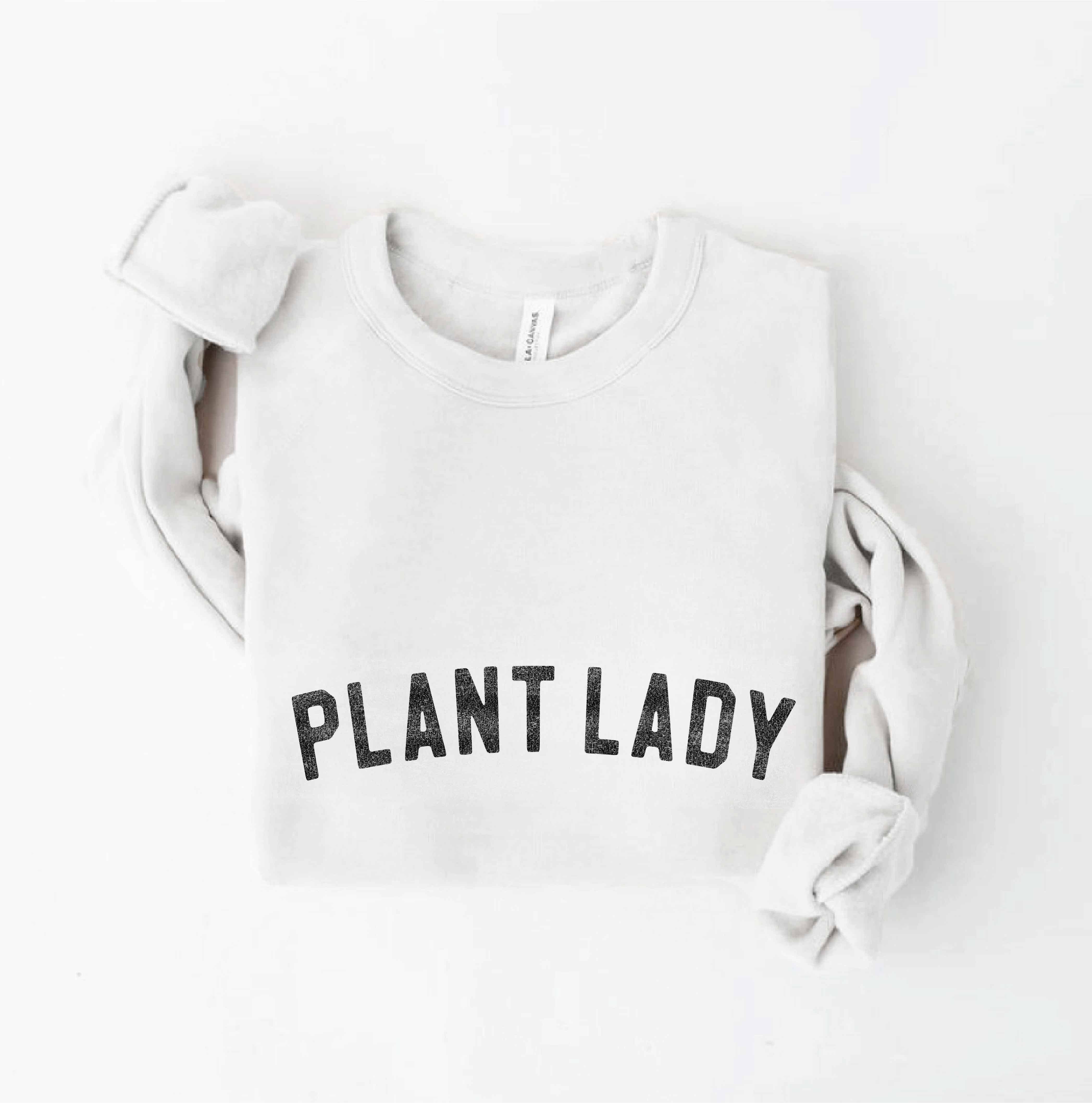 OAT COLLECTIVE - Vendita all'ingrosso Felpa stampata - Donna - Felpa grafica PLANT LADY1
