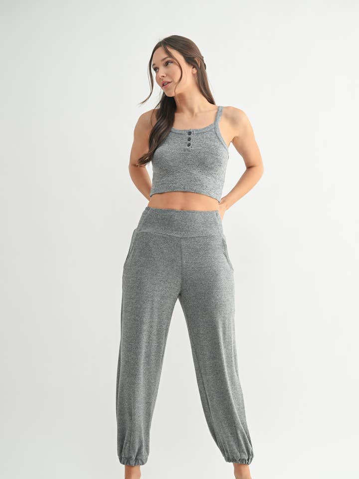 Mono B - Wholesale Lounge Sweatpants/Joggers - Women's - Brushed Hacci Lounge Jogger