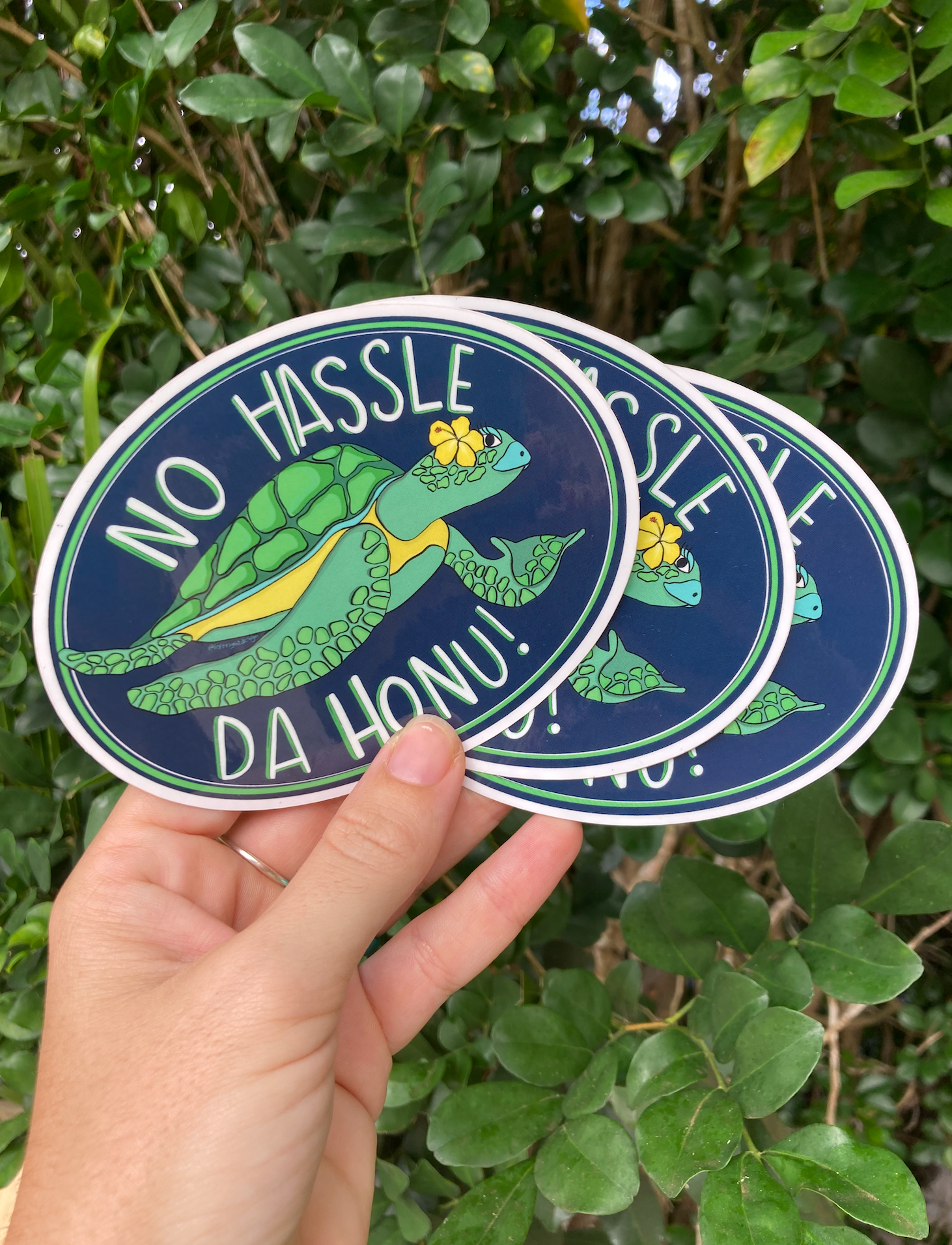 Left Right Design - Wholesale Sticker - No Hassle Da Honu Sticker3