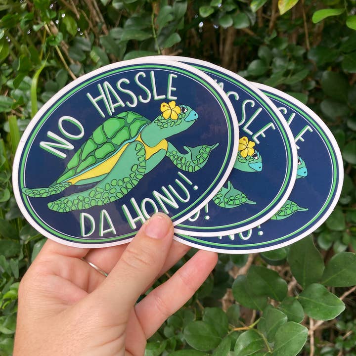 Left Right Design – Engroshandel Klistermærke – Ingen besvær med Honu Sticker3