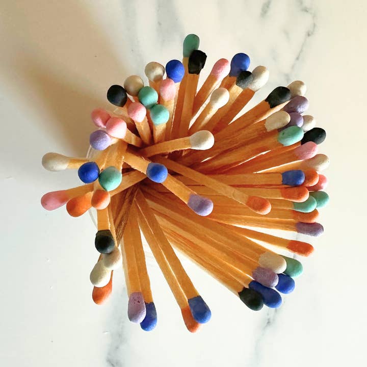 Party Matches | Party Mix | 4 inch | 30 cnt | Glass & Cork for wholesale by Amaryllis Park