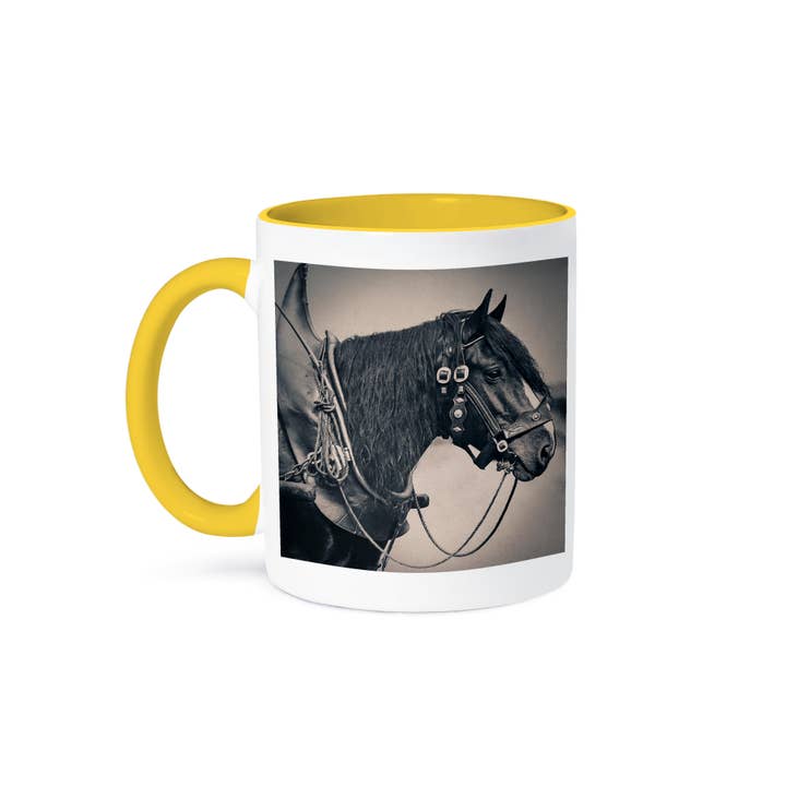 3dRose - Wholesale Coffee mug - 3dRose, Vintage 1890 Victorian Photo of a Draught Horse, Mug