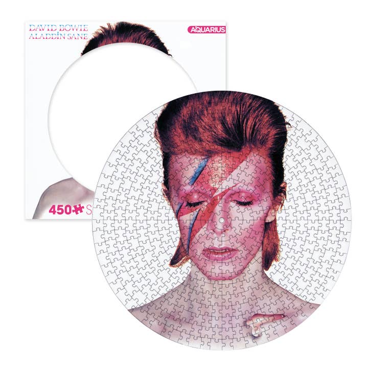 David Bowie Aladdin Sane 450 peças Disco Imagem Jigsaw Puzzl por atacado de AQUARIUS, GAMAGO, ICUP, & ROCK SAWS by NMR Brands